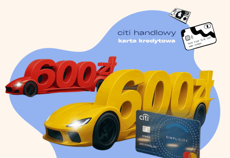 Nawet 1300 zł od Citi za kartę kredytową!