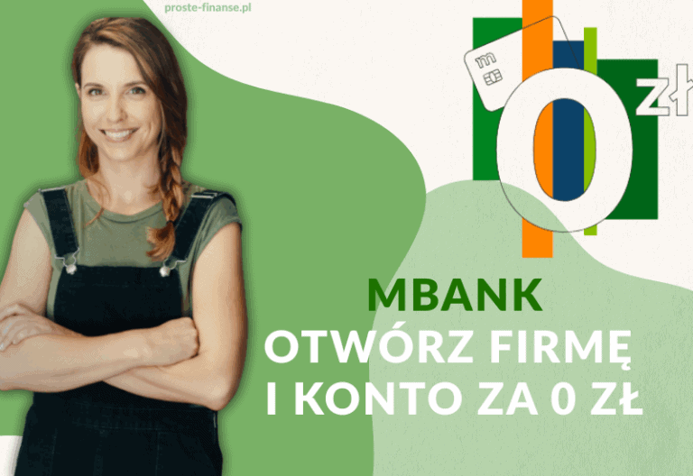 500 zł za założenie firmy + 700 zł za mBiznes Konto Standard w mBanku