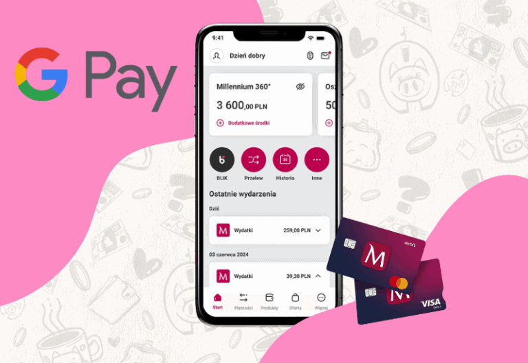 Millennium: Dodaj kartę do Google Pay i odbierz 50 zł nagrody! 💳