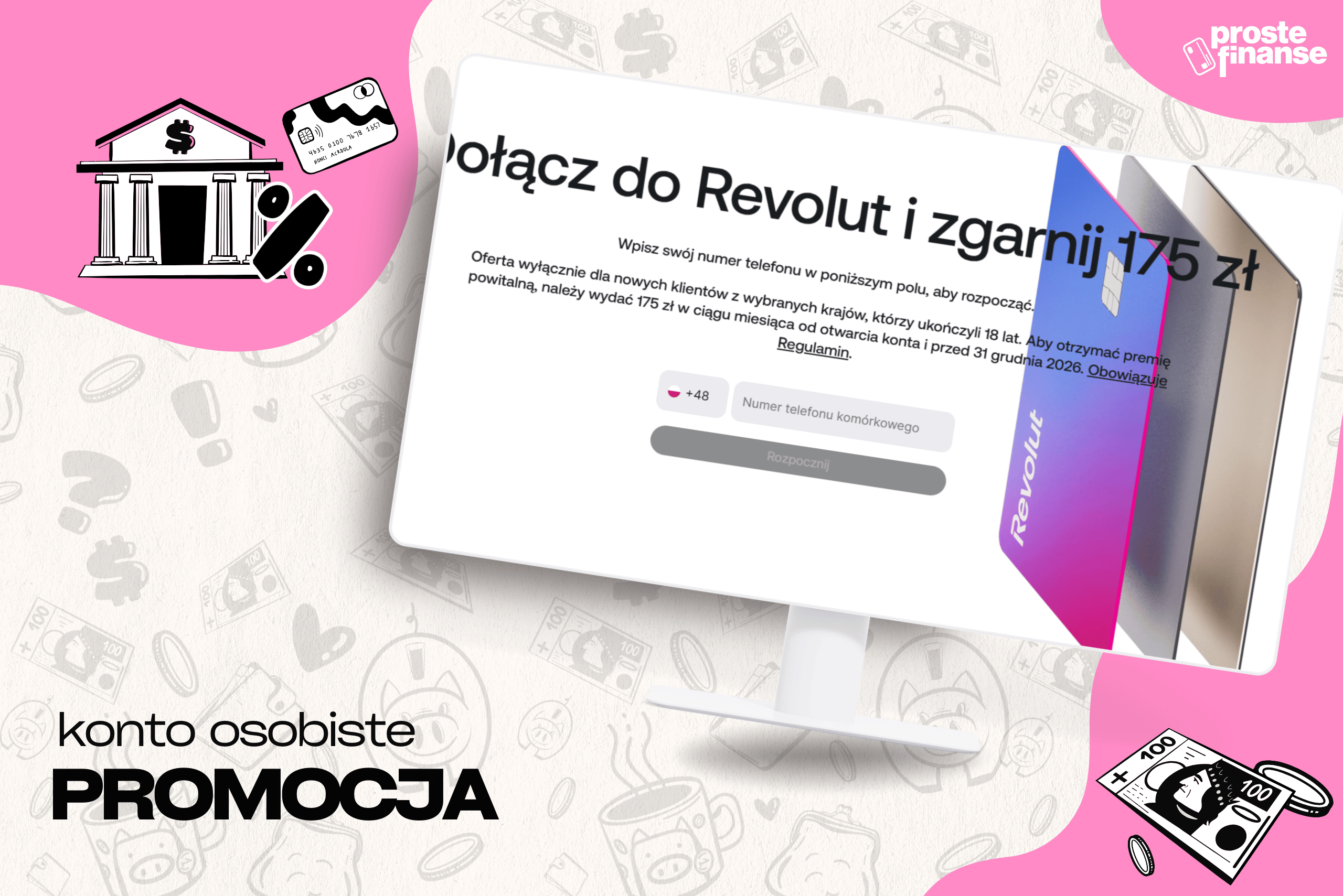 Teraz więcej! 175 zł na start od Revolut! 🔥