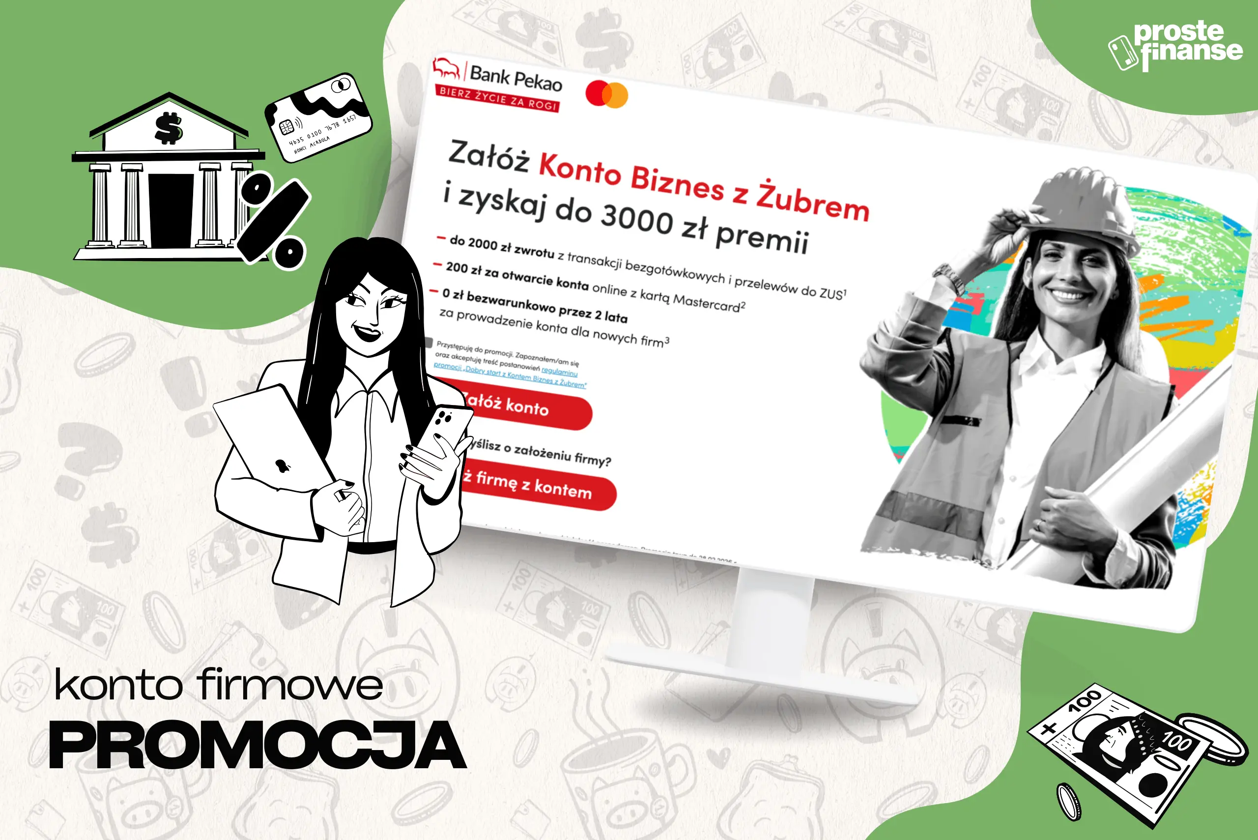 nawet 3000 zł od Pekao za konto firmowe!