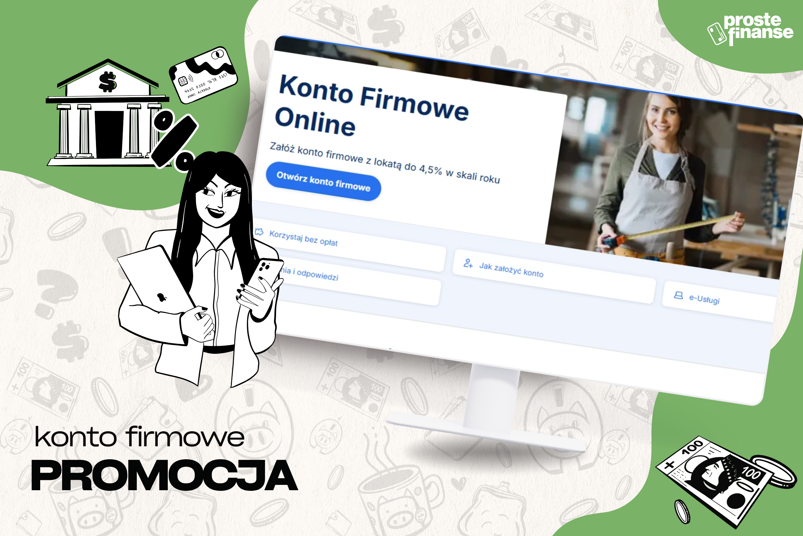 4,5% na lokacie na koncie firmowym Erste! + 300 zł w programie poleceń