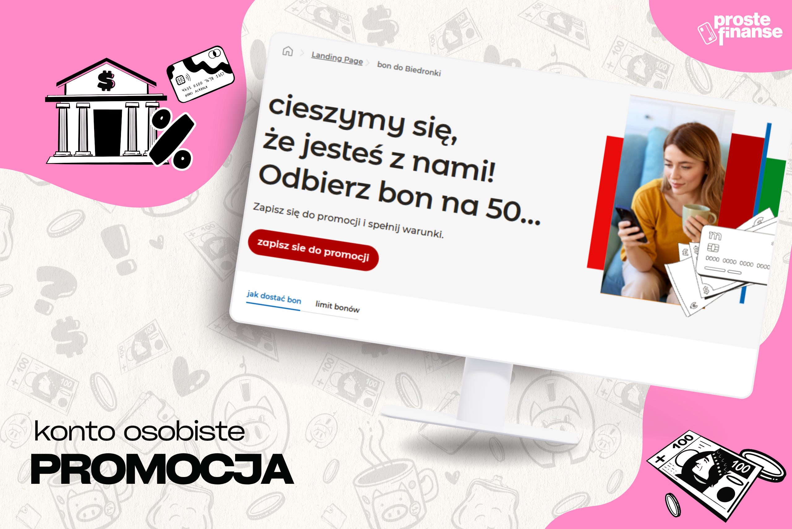 50 zł do Biedronki od mBanku! 🐞 Dla nowych i starych klientów! 🔝