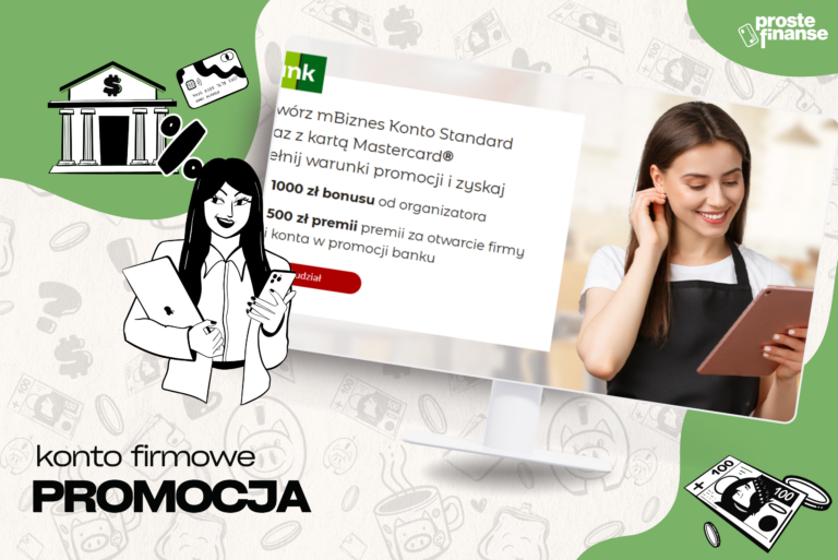 Mega łatwe 1000 zł za konto firmowe od mBank! Nawet 1500 zł dla zakładających firmę!